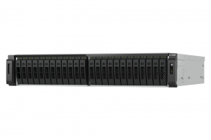 QNAP TS-H3077AFU-R7-64G data-opslag-server NAS Rack (2U) AMD Ryzen™ 5 64 GB DDR5 0 TB QuTS hero Zwart, Metallic
