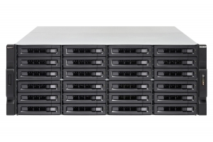 QNAP TS-h2483XU-RP NAS Rack (4U) Ethernet LAN Zwart E-2236