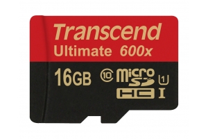 Transcend 16GB microSDHC Class 10 UHS-I (Ultimate) MLC Klasse 10