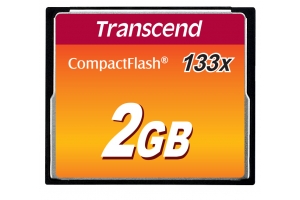 Transcend TS2GCF133 flashgeheugen 2 GB CompactFlash MLC