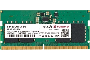 Transcend TS4800ASG-8G geheugenmodule 8 GB 1 x 8 GB DDR5 4800 MHz ECC