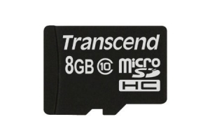 Transcend TS8GUSDC10 flashgeheugen 8 GB MicroSDHC NAND Klasse 10