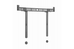 Gembird TVM-SB-01 speaker steun Muur Staal Zwart