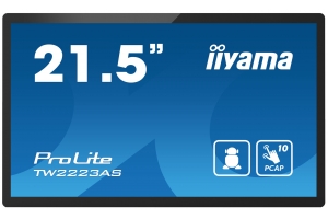 iiyama TW2223AS-B2 beeldkrant Interactief flatscreen 54,6 cm (21.5") Wifi 400 cd/m² Full HD Zwart Touchscreen Type processor Android 12 24/7