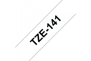 Brother TZE-141 labelprinter-tape Zwart op zilver