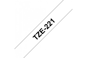 Brother TZE-221 labelprinter-tape Zwart op wit