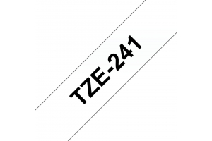 Brother TZE-241 labelprinter-tape Zwart op wit