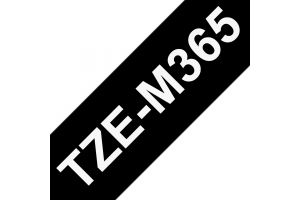 Brother TZE-M365 labelprinter-tape Wit op zwart