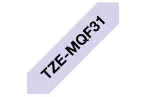 Brother TZE-MQF31 labelprinter-tape Zwart