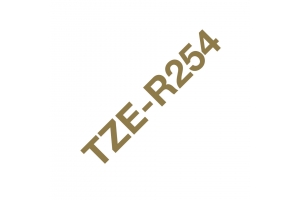Brother TZE-R254 printerlint Goud