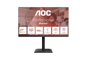 AOC E4 U27E4CV computer monitor 68,6 cm (27") 3840 x 2160 Pixels 4K Ultra HD LED Zwart