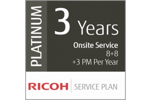Ricoh 3 Jaar Platina Serviceplan (Laag-Vol Productie)