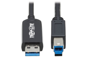 Tripp Lite U328F-30M USB-kabel USB 3.2 Gen 1 (3.1 Gen 1) USB A USB B Zwart