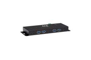 Tripp Lite U460-4A3C-IND interface hub USB 3.2 Gen 2 (3.1 Gen 2) Type-C 10000 Mbit/s Zwart