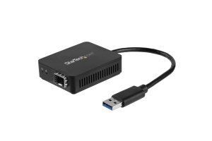 StarTech.com USB 3.0 naar Glasvezel Converter - Compacte USB naar Open SFP Adapter - USB naar Gigabit Netwerk Adapter - USB 3.0 Fiber Optic Adapter Multi Mode(MMF)/Single Mode Fiber(SMF)