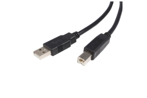 StarTech.com 1,8m gecertificeerde USB 2.0 A naar B kabel M/M zwart