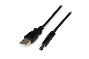 StarTech.com USB naar 5,5 mm voedingskabel type N connector 1 m
