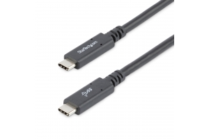 StarTech.com 1,8 m USB C naar USB C Kabel - 5A, 100W PD 3.0 - Works With Chromebook Gecertificeerd - USB-IF Gecertificeerd - M/M - USB 3.0 5Gbps - USB C Laadkabel - USB Type C Kabel