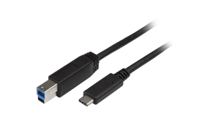 StarTech.com USB315CB2M USB-kabel 2 m USB 3.2 Gen 1 (3.1 Gen 1) USB C USB B Zwart