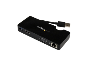 StarTech.com Reis docking station voor laptops - HDMI of VGA - USB 3.0