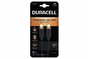 Duracell USB7034A USB-kabel Zwart