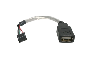 StarTech.com 15cm USB 2.0 Kabel USB A naar 4-pins Moederbord Aansluitkabel F/F