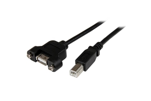 StarTech.com 91 cm lange, Paneel gemonteerde USB-kabel A naar B F/M