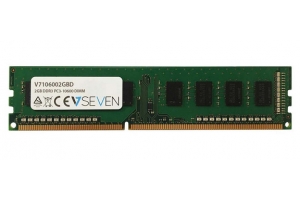 V7 V7106002GBD geheugenmodule 2 GB 1 x 2 GB DDR3 1333 MHz