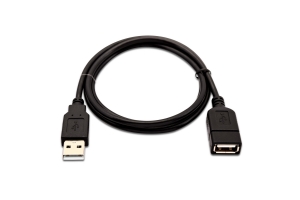 V7 V7USB2EXT-01M-1E USB-kabel 1 m USB A Zwart