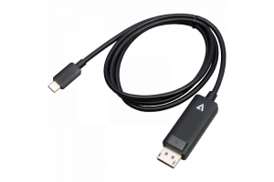 V7 V7USBCDP14-1M video kabel adapter DisplayPort USB Type-C Zwart
