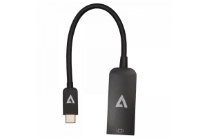 V7 V7USBCDP14 video kabel adapter DisplayPort USB Type-C Zwart
