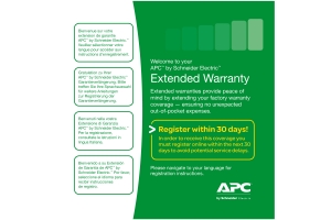 APC WBEXTWAR1YR-SD-01 garantie- en supportuitbreiding