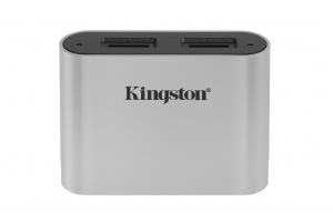 Kingston Technology USB3.2 Gen1 Workflow microSDHC/SDXC UHS-II kaartlezer met twee sleuven