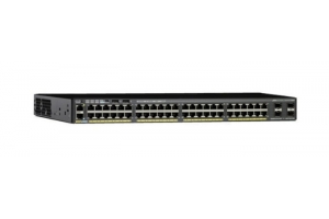 Cisco Small Business WS-C2960X-48LPS-L Managed L2/L3 Gigabit Ethernet (10/100/1000) Power over Ethernet (PoE) 1U Zwart