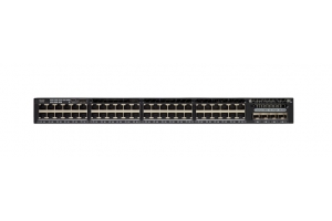 Cisco Catalyst WS-C3650-48FQ-S netwerk-switch Managed L3 Gigabit Ethernet (10/100/1000) Power over Ethernet (PoE) 1U Zwart
