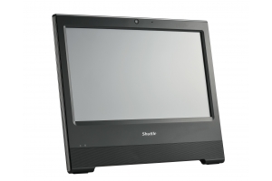 Shuttle All-In-One Barebone X50V9, 15,6" Single-Touch-Screen (resistief), Celeron 7305U, Wifi, IP54, ventilatorloos , 24/7 permanent gebruik