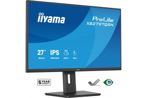 iiyama ProLite XB2797QSN-B1 computer monitor 68,6 cm (27") 2560 x 1440 Pixels Quad HD LCD Zwart