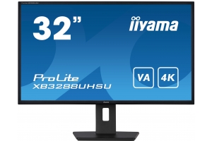 iiyama ProLite XB3288UHSU-B5 computer monitor 80 cm (31.5") 3840 x 2160 Pixels 4K Ultra HD LCD Zwart