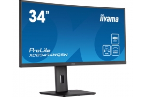 iiyama ProLite XCB3494WQSN-B5 LED display 86,4 cm (34") 3440 x 1440 Pixels UltraWide Quad HD Zwart