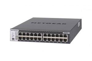 NETGEAR M4300-24X Managed L3 10G Ethernet (100/1000/10000) 1U Zwart