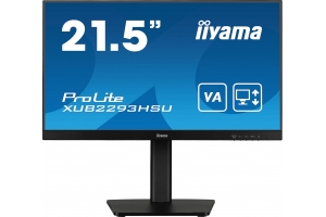 iiyama ProLite XUB2293HSU-B7 computer monitor 54,6 cm (21.5") 1920 x 1080 Pixels Full HD LED Zwart