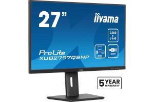 iiyama ProLite XUB2797QSNP-B1 computer monitor 68,6 cm (27") 2560 x 1440 Pixels Quad HD LED Zwart
