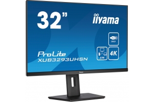 iiyama ProLite XUB3293UHSN-B5 computer monitor 80 cm (31.5") 3840 x 2160 Pixels 4K Ultra HD LCD Zwart