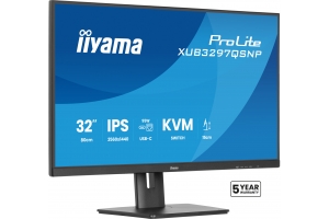 iiyama ProLite XUB3297QSNP-B1 computer monitor 81,3 cm (32") 2560 x 1440 Pixels Quad HD LED Zwart
