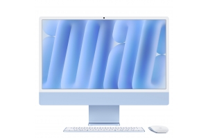 Apple iMac Apple M M4 59,7 cm (23.5") 4480 x 2520 Pixels Alles-in-één-pc 16 GB 512 GB SSD macOS Sequoia Wi-Fi 6E (802.11ax) Blauw