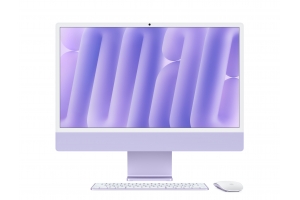 Apple iMac Apple M M4 59,7 cm (23.5") 4480 x 2520 Pixels Alles-in-één-pc 24 GB 256 GB SSD macOS Sequoia Wi-Fi 6E (802.11ax) Paars