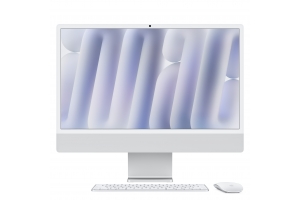Apple iMac Apple M M4 59,7 cm (23.5") 4480 x 2520 Pixels Alles-in-één-pc 32 GB 1 TB SSD macOS Sequoia Wi-Fi 6E (802.11ax) Zilver