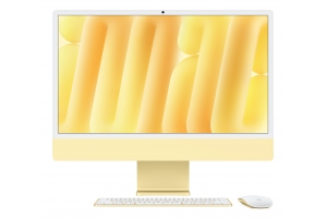Apple iMac Apple M M4 59,7 cm (23.5") 4480 x 2520 Pixels Alles-in-één-pc 24 GB 512 GB SSD macOS Sequoia Wi-Fi 6E (802.11ax) Geel
